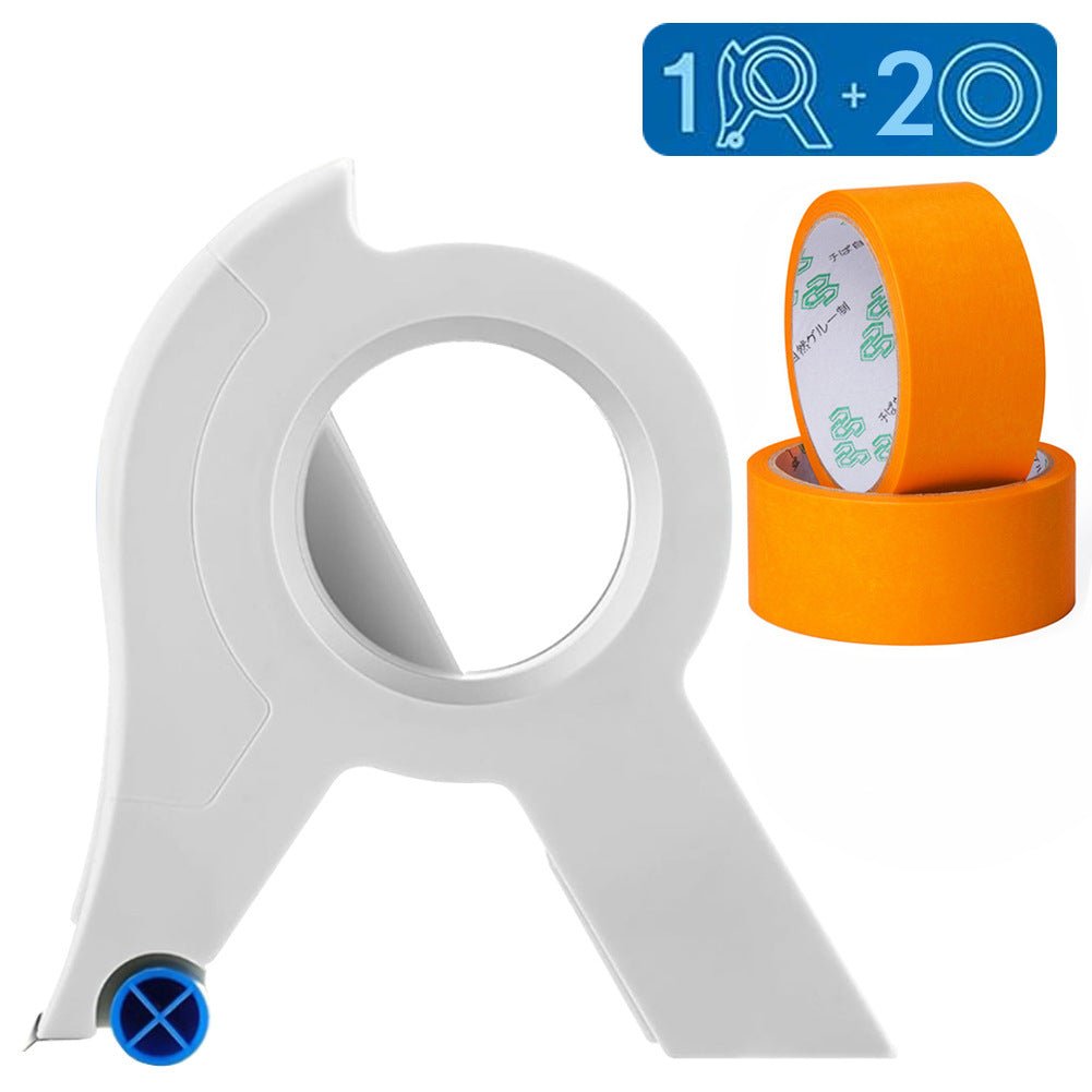 Verfafplak Applicator voor Schone Verf Randen met Snijder en Rollen wordt: 
Verfafplak Applicator voor Precieze Verf Randen met Snijder en Rollen
