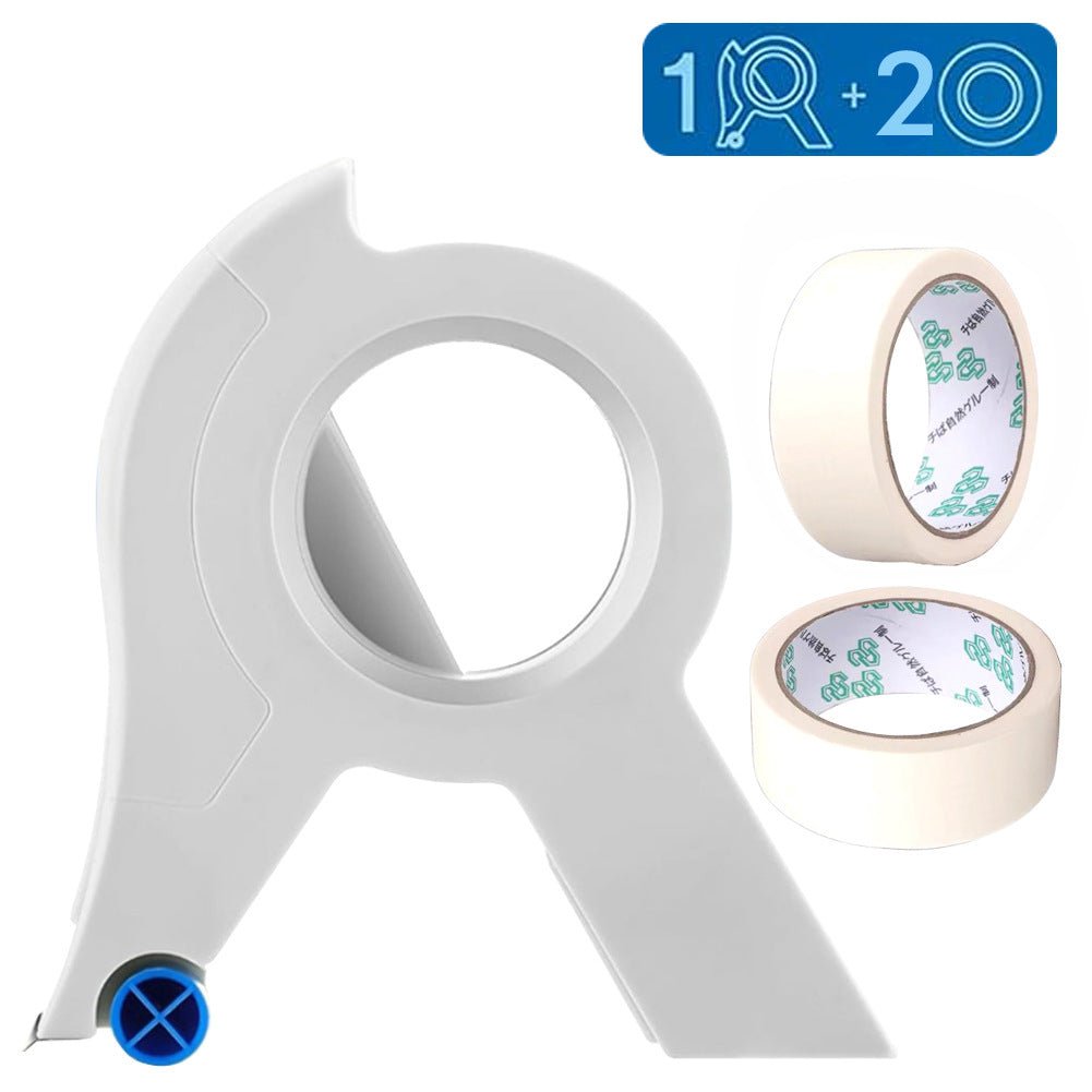Verfafplak Applicator voor Schone Verf Randen met Snijder en Rollen wordt: 
Verfafplak Applicator voor Precieze Verf Randen met Snijder en Rollen