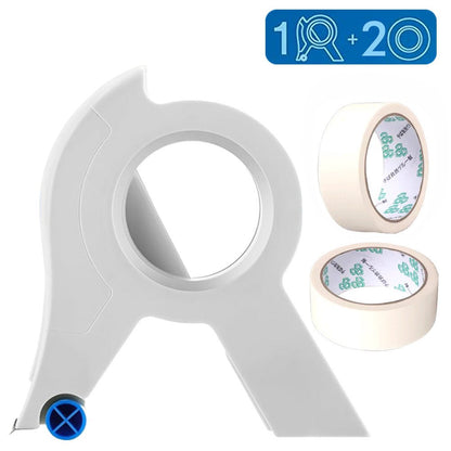 Verfafplak Applicator voor Schone Verf Randen met Snijder en Rollen wordt: 
Verfafplak Applicator voor Precieze Verf Randen met Snijder en Rollen