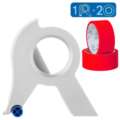 Verfafplak Applicator voor Schone Verf Randen met Snijder en Rollen wordt: 
Verfafplak Applicator voor Precieze Verf Randen met Snijder en Rollen