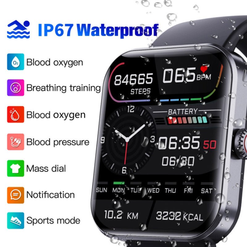 LizaSense™ – Pijnloze Bloedsuikermeter & Slim Horloge in Één