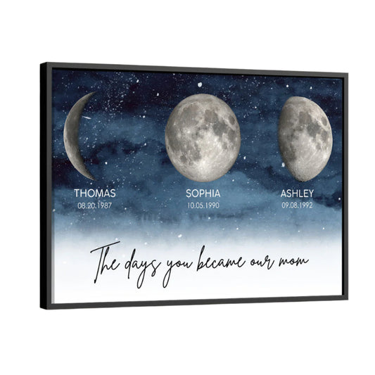 Maanfase Poster Luxe Celestiaal voor Mama - Velinix