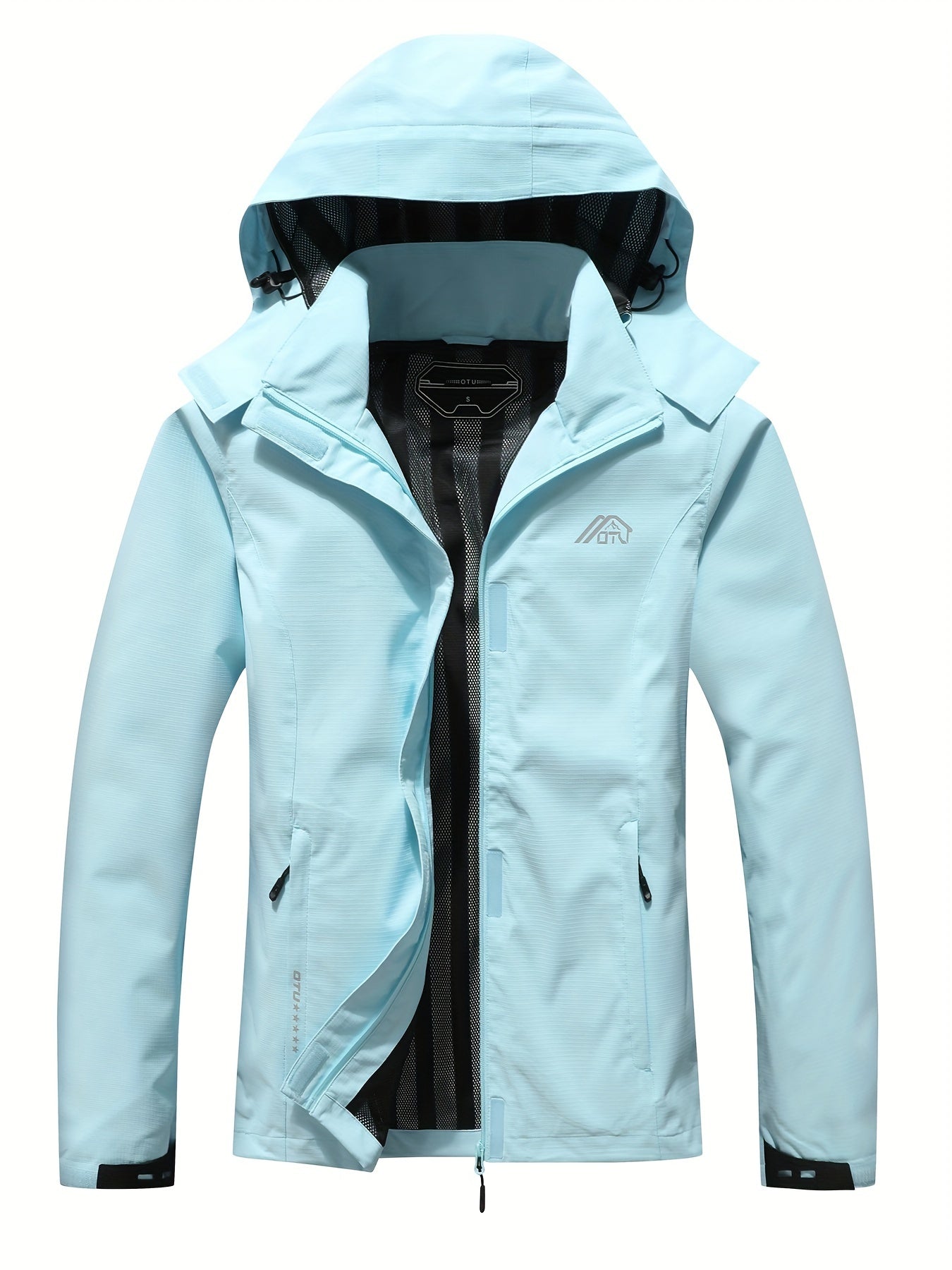 Waterdichte Windjack Regenjas met Capuchon voor Dames
