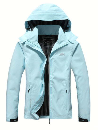 Waterdichte Windjack Regenjas met Capuchon voor Dames