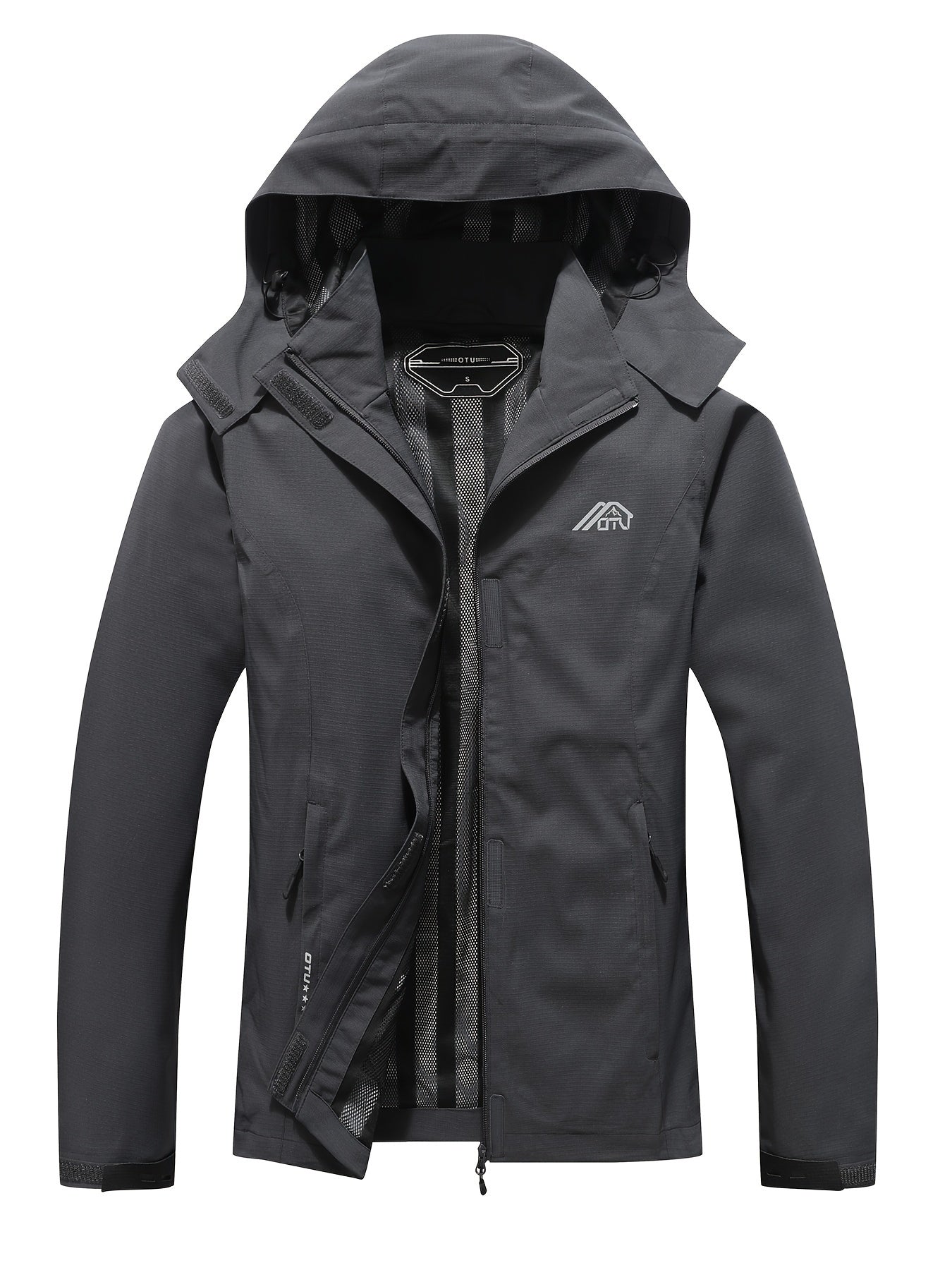 Waterdichte Windjack Regenjas met Capuchon voor Dames