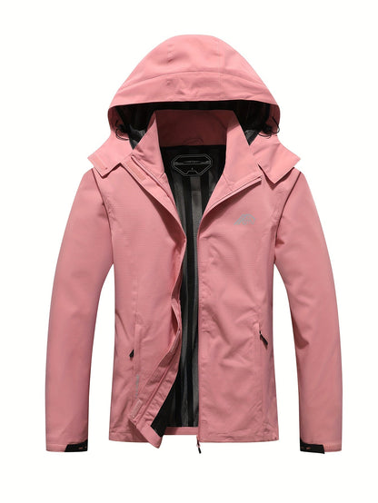 Waterdichte Windjack Regenjas met Capuchon voor Dames