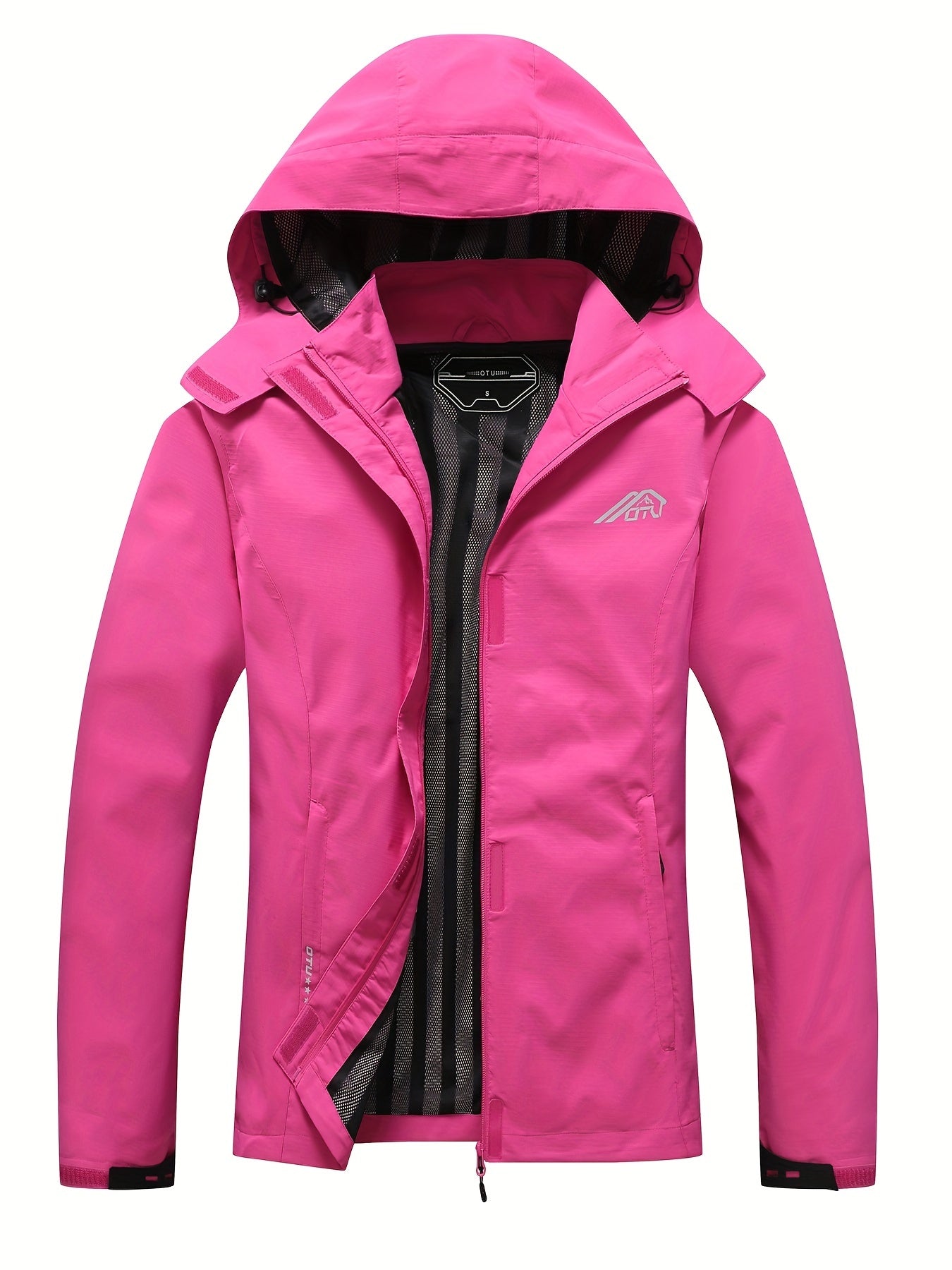 Waterdichte Windjack Regenjas met Capuchon voor Dames