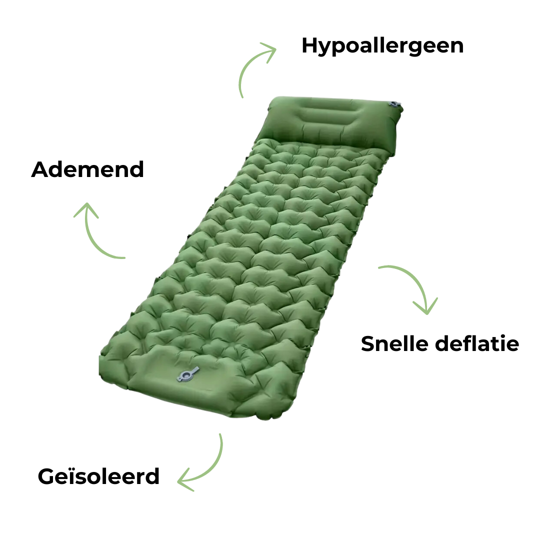 Kampeer Slaapmat Met Ingebouwde Pomp Comfortabel