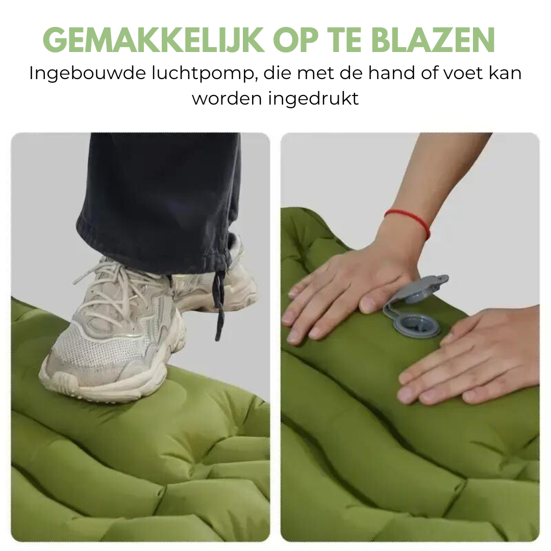 Kampeer Slaapmat Met Ingebouwde Pomp Comfortabel