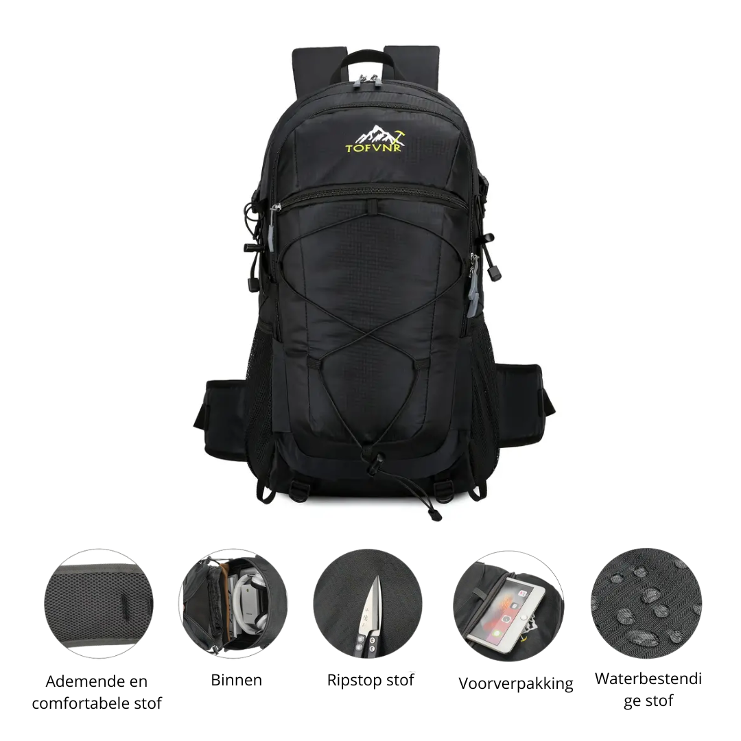 Wandelrugzak 50L Waterdicht Lichtgewicht