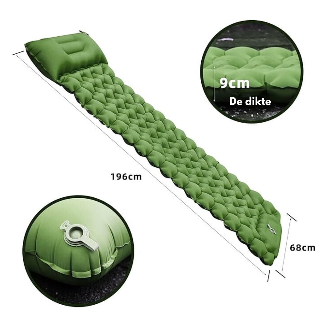 Kampeer Slaapmat Met Ingebouwde Pomp Comfortabel