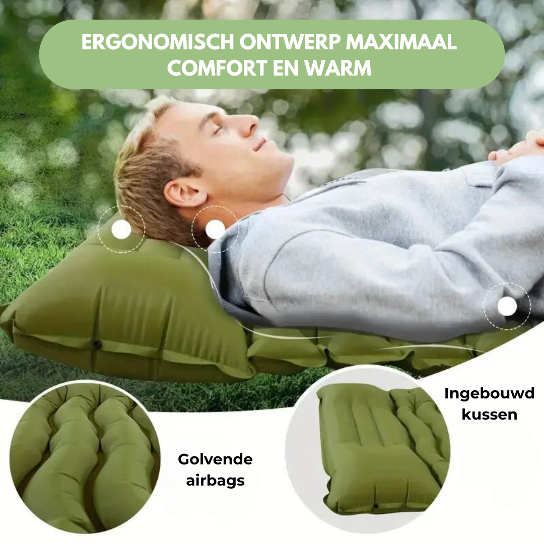 Kampeer Slaapmat Met Ingebouwde Pomp Comfortabel