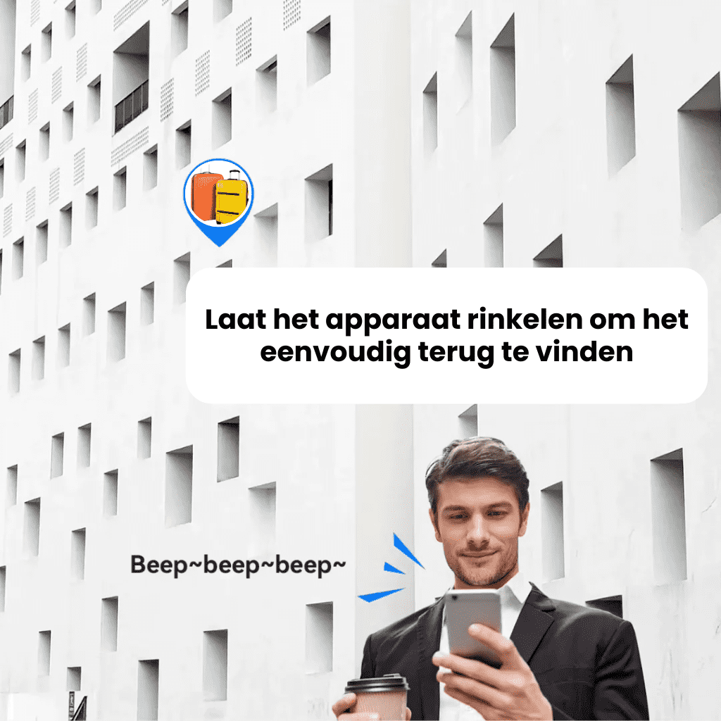 Luggio™ – GPS Tracker Koffer Zonder Abonnement met Realtime Locatie