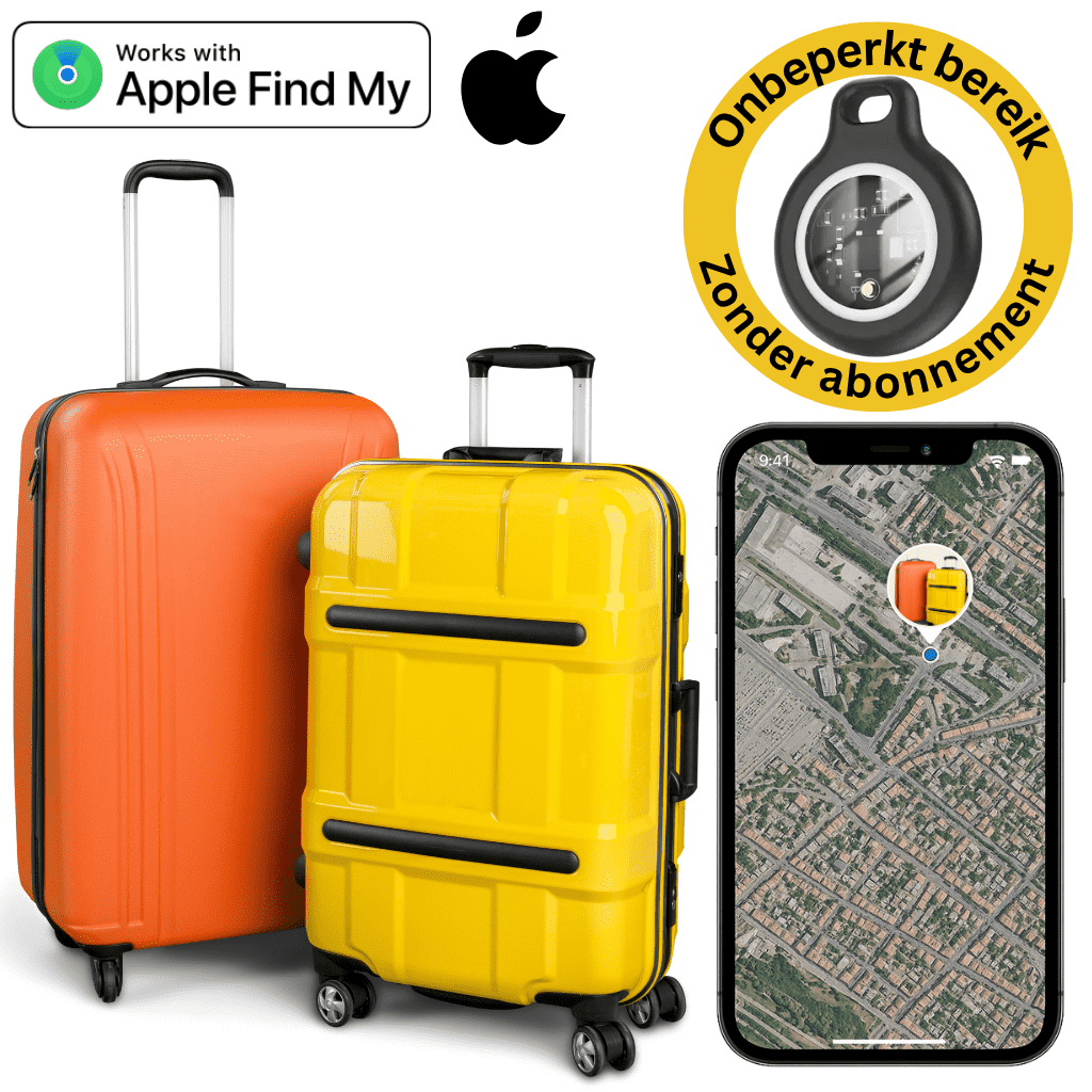 Luggio™ – GPS Tracker Koffer Zonder Abonnement met Realtime Locatie