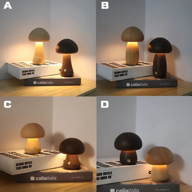LumaShroom Touch Lamp | Zacht Licht LED Tafellamp Voor Slaapkamer & Kinderkamer 4