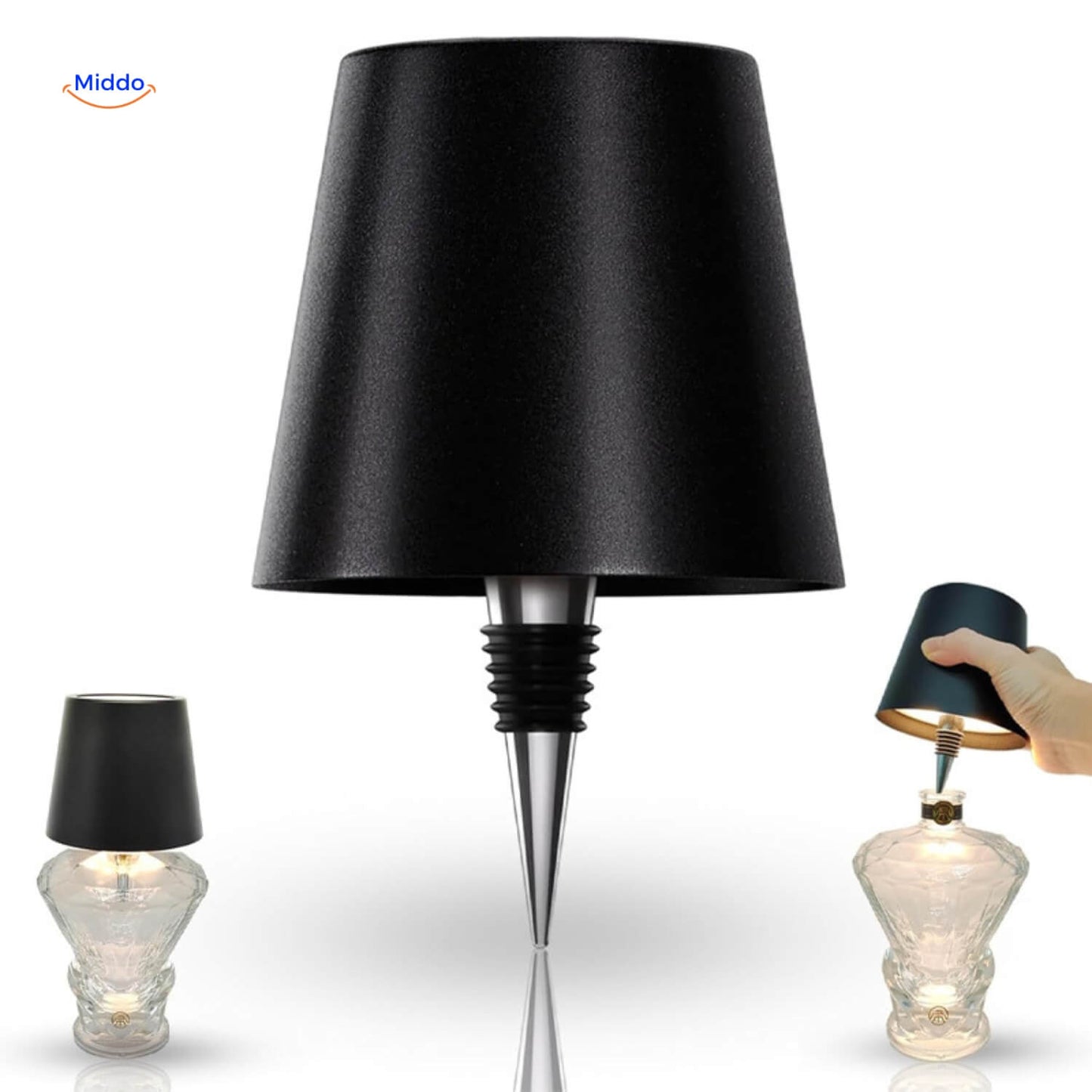 Flessenlamp Met LED Licht Voor Wijnflessen en Decoreren