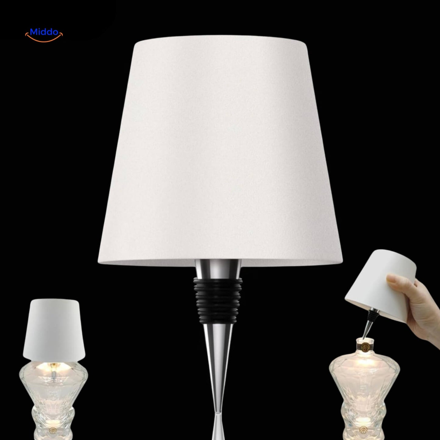 Flessenlamp Met LED Licht Voor Wijnflessen en Decoreren