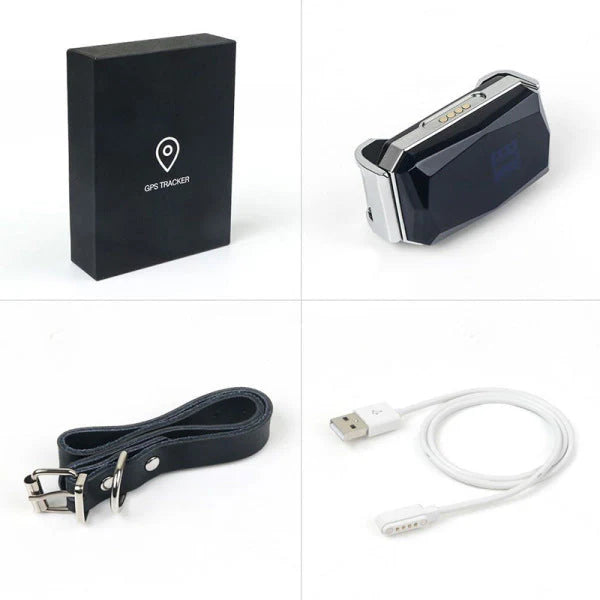 LumiTrack™ – GPS Halsband Kat Zonder Abonnement met Realtime Tracking & Zonealarm
