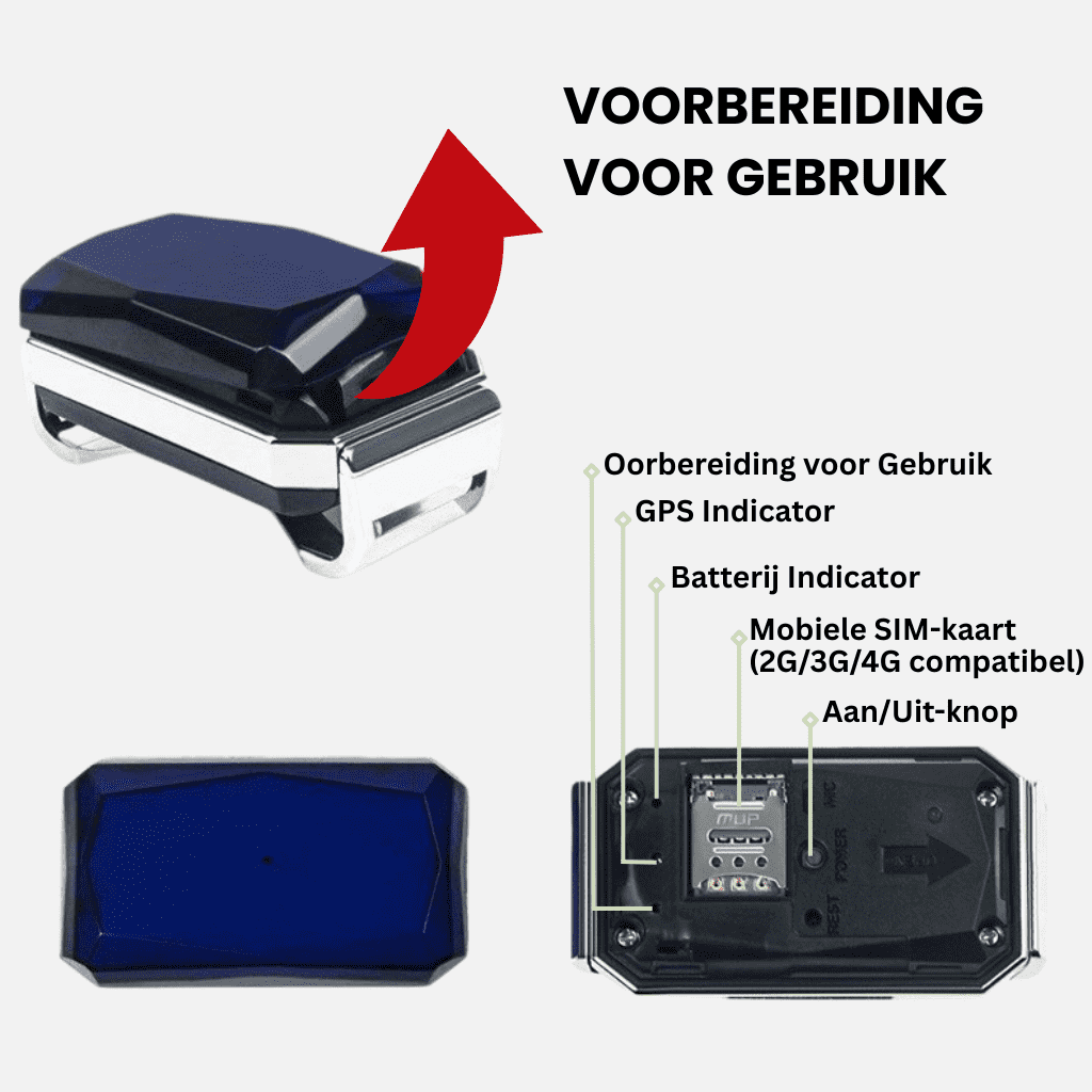 LumiTrack™ – GPS Halsband Kat Zonder Abonnement met Realtime Tracking & Zonealarm