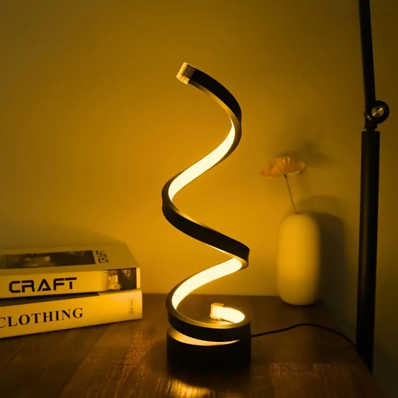 LumiTwist™ – Moderne Dimbare Tafellamp & Schemerlamp