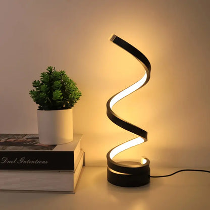 LumiTwist™ – Moderne Dimbare Tafellamp & Schemerlamp