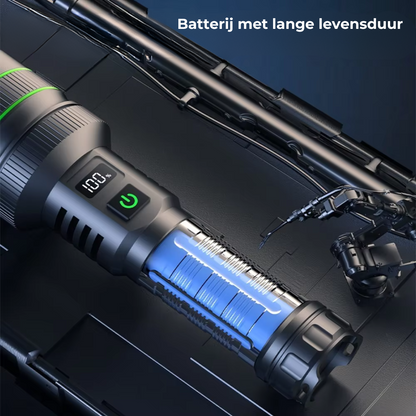 LumoForce – LED Zaklamp Zoombaar 3000m Aluminium – Extreem Helder Outdoor 2