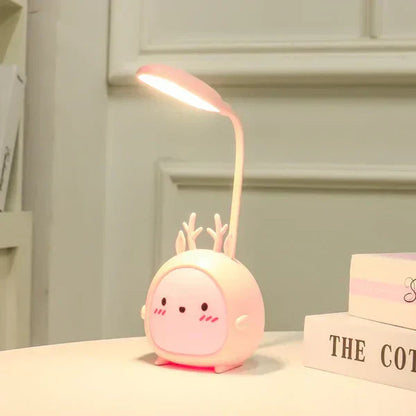 LumoPal Kinderleeslamp – Oogvriendelijke LED, USB-Oplaadbaar & Verstelbaar Cartoon Design 2