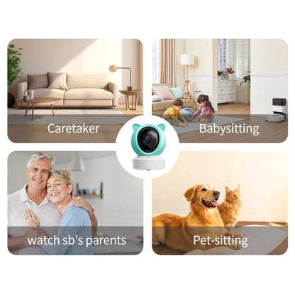 LunaView Baby - Babyfoon met 5-inch scherm – WiFi-verbinding, 1080p-video en intercom 5