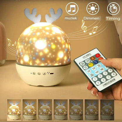 Lunora Sterrenhemel Nachtlamp – 6 Projectiepatronen, LED Verlichting & Kindvriendelijk Design 2