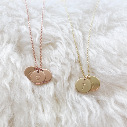 Initialen Ketting Gepersonaliseerd met Naam of Initialen