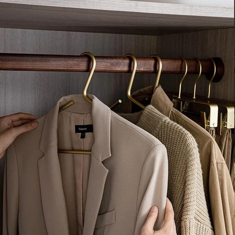 Stevige Kledinghangers Set van 5 - Anti-Slip Matte Hangers voor Kledingkast