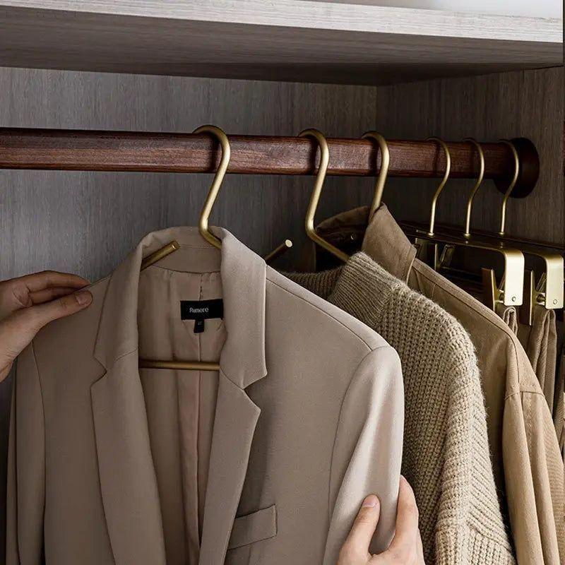 Kledinghangerset 5-delig Luxe Pakkenmatte Hangers