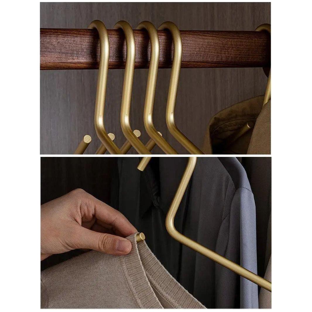 Kledinghangerset 5-delig Luxe Pakkenmatte Hangers
