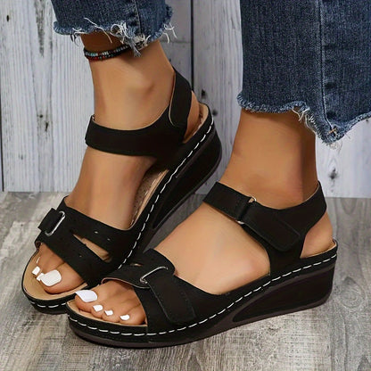 Variant image for LuxiSole™ – Dames Sandalen met Verstelbare Riemen en Comfortabel Plateau-4