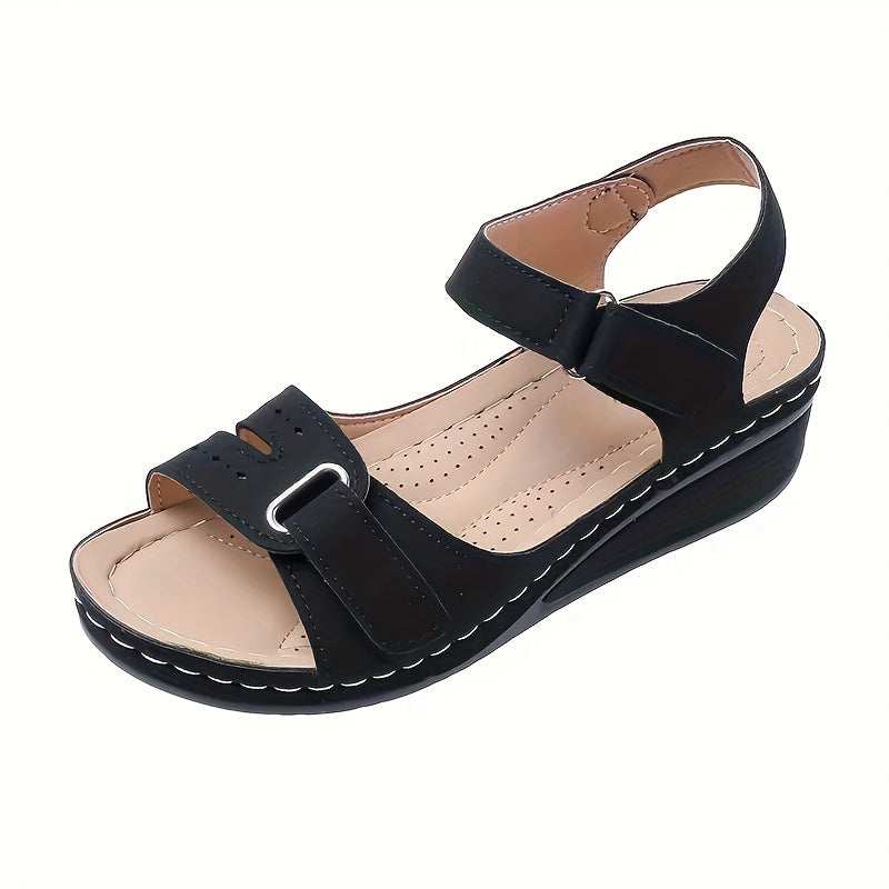 LuxiSole™ – Dames Sandalen met Verstelbare Riemen en Comfortabel Plateau-5