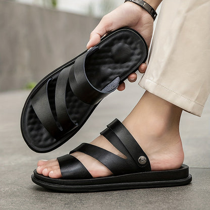 Variant image for LuxiStep™ – Heren Sandalen van Leren Ademend en Comfortabel Ontwerp-1