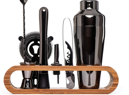 Cocktailset Thuisbar - 10-delig RVS ShakerSet voor Mixologie - Velinix