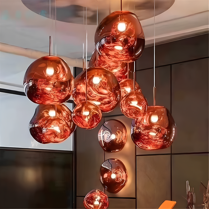 Kroonluchter LED Warm Wit Lava Ontwerp Moderne Sfeerverlichting