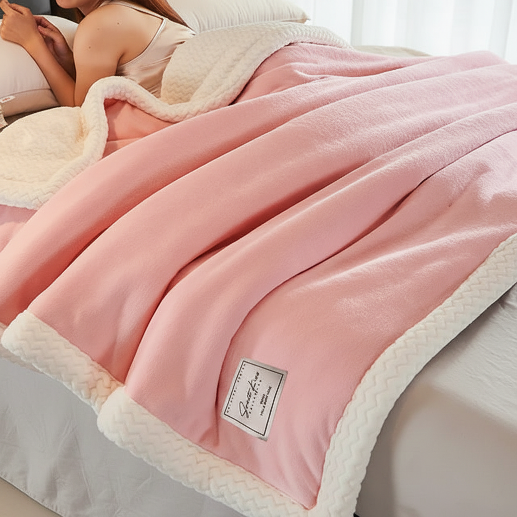 Zachte Fleece Deken Warm voor Bank en Bed