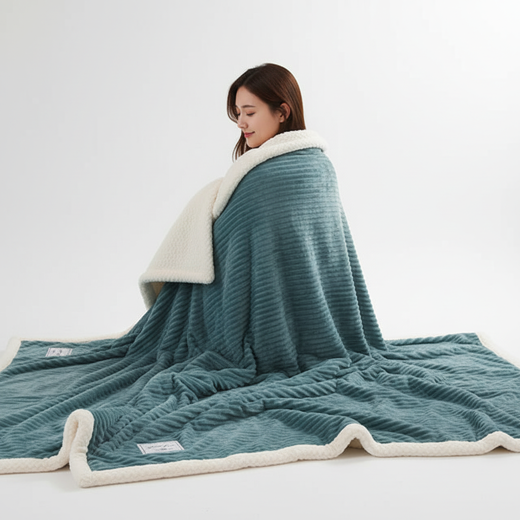 Zachte Fleece Deken Warm voor Bank en Bed