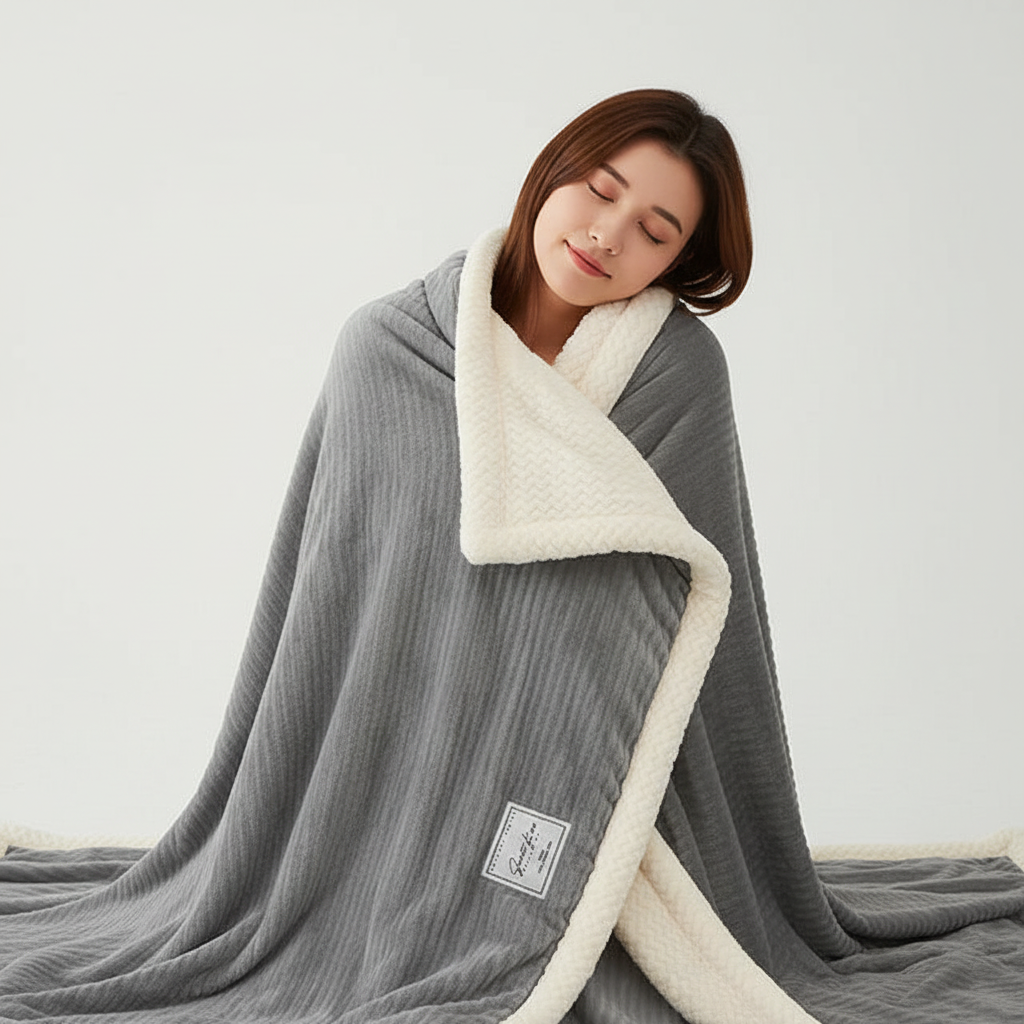 Zachte Fleece Deken Warm voor Bank en Bed