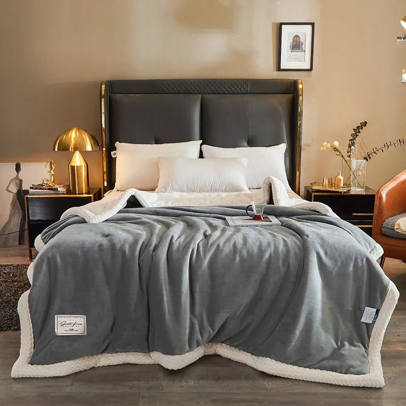 Zachte Fleece Deken Warm voor Bank en Bed