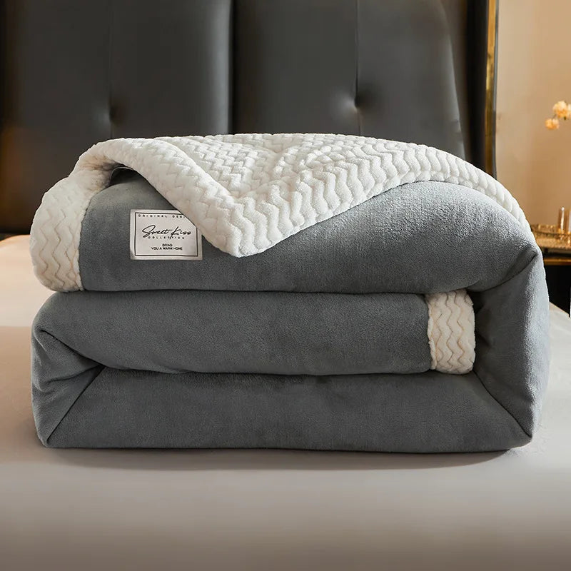 Zachte Fleece Deken Warm voor Bank en Bed