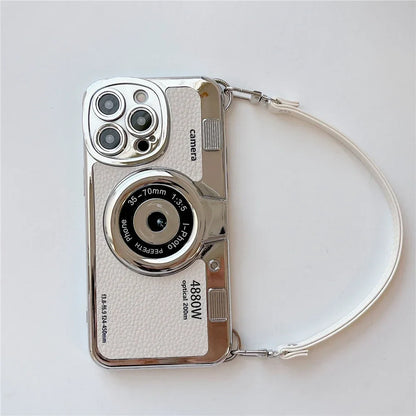 Retro Telefoonhoesje voor iPhone Vintage Camera Design