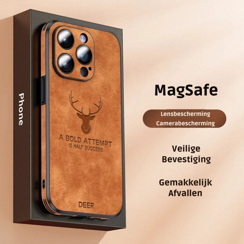 Luxvera™ – iPhone 13 Hoesje van Echt Leer, Slank & Schokbestendig 4