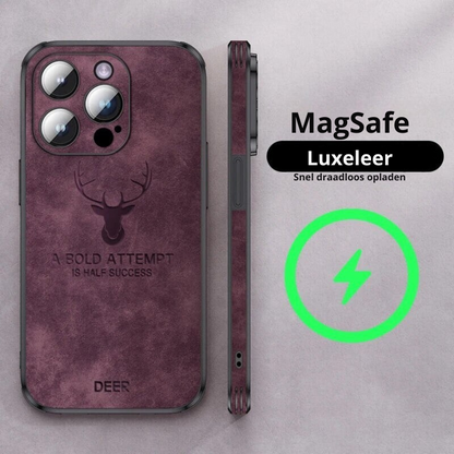 Luxvera™ – iPhone 13 Hoesje van Echt Leer, Slank & Schokbestendig 7