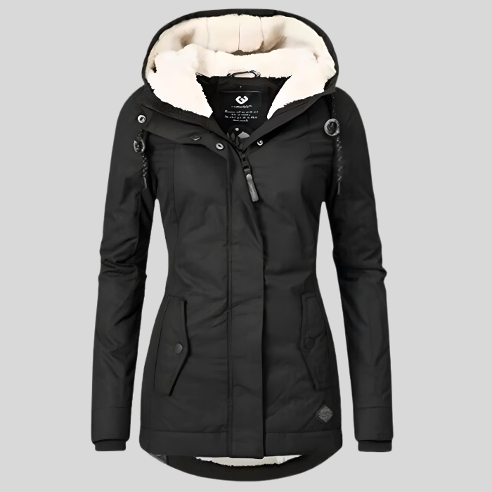 Waterdichte Winterjas Dames Warm met Capuchon en Voering