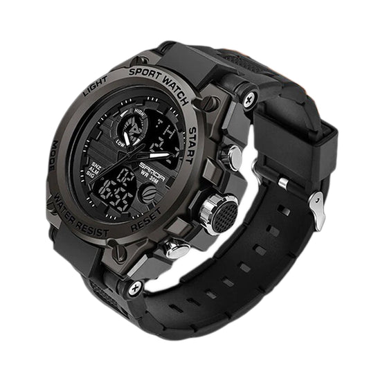 Militair Horloge voor Heren met Leerband - Velinix