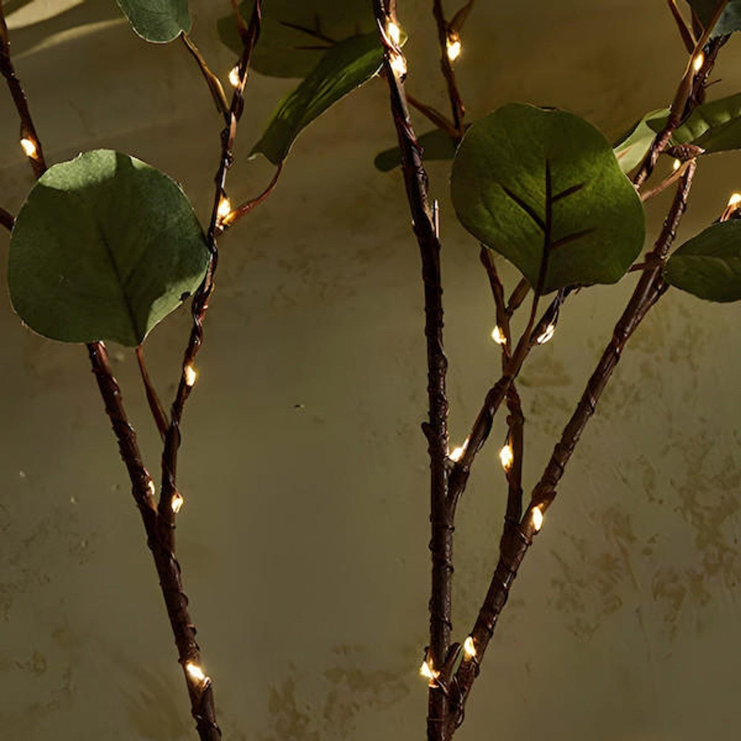 Feeënlicht Olijftak met 120 LED's Warm Wit Kerstverlichting
