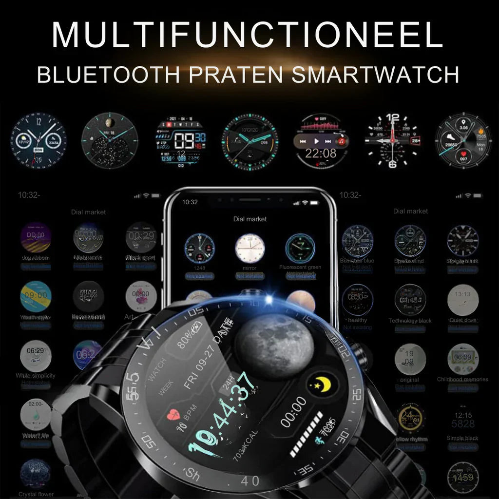 Smartwatch Met Hartslagmeter en Lange Batterijduur